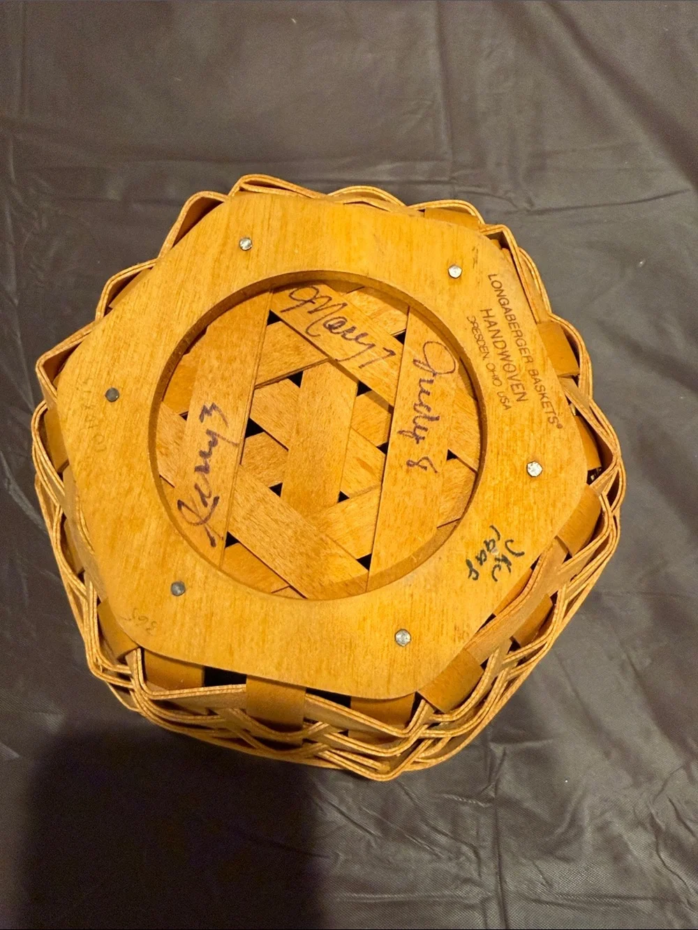 Longaberger Woven Wood Basket